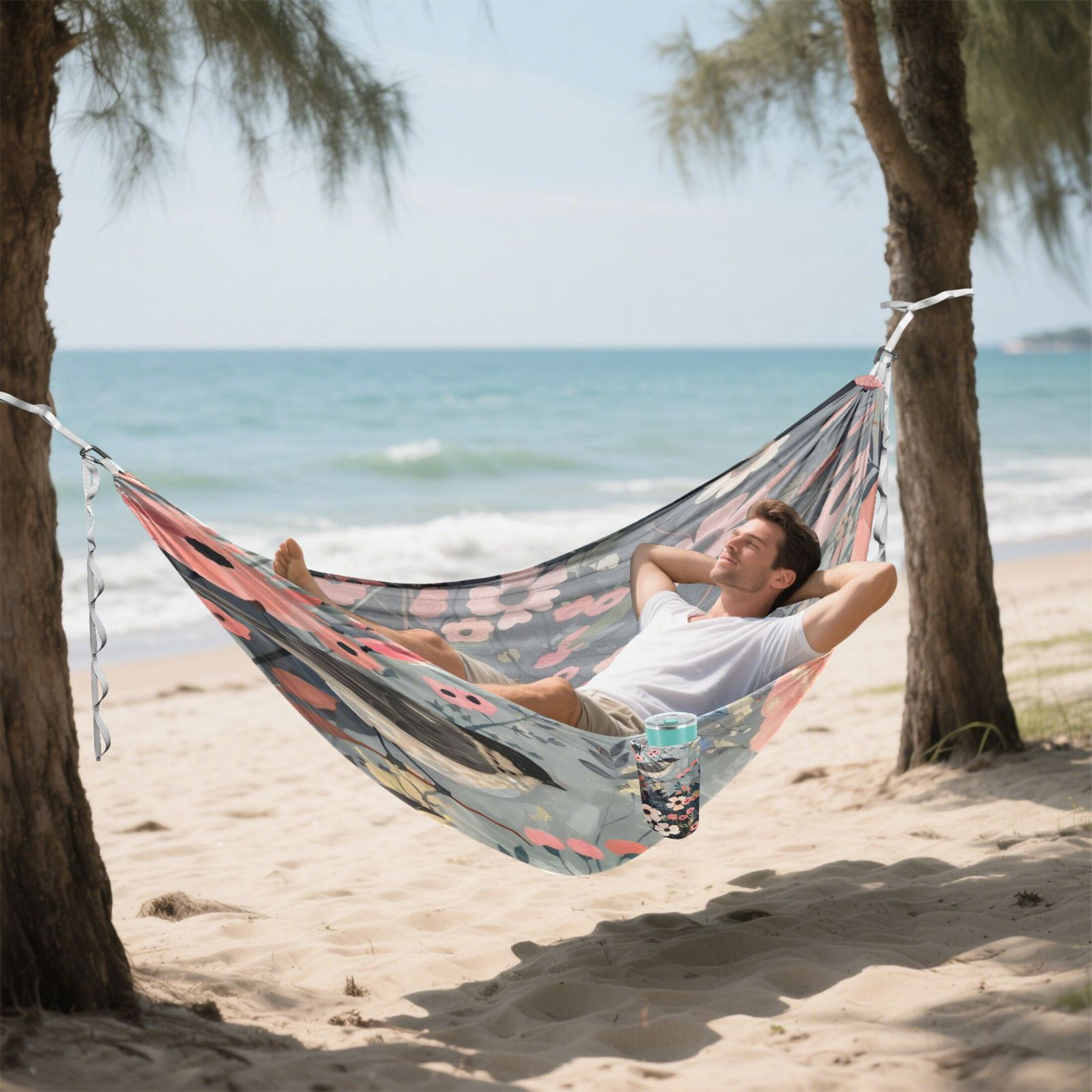 Hammock Camping Hammock Nylon Portable Hammock Travel Camping Hammock Black Bird