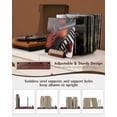 thumbnail image 4 of Almacenamiento de discos de vinilo HULISEN con capacidad ampliable de 30 a 70 LPs, 4 of 7