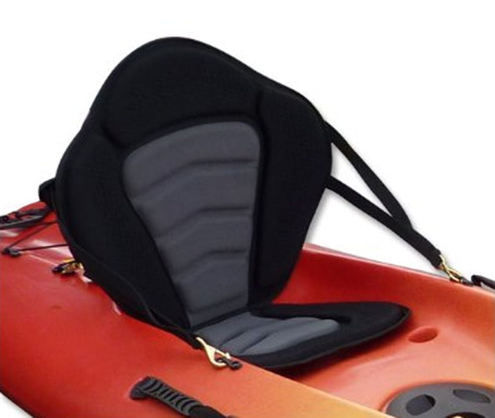 Leader Accessories Deluxe Padded Kayak Seat Fishing Boat Seat with Storage Bag