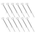 thumbnail image 4 of 12 clips para mechas para hacer velas, base de soporte para mechas de madera, clips universales para mechas de madera, bases de mechas de madera, soportes para mechas de velas de metal, color plateado, 4 of 6