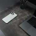 thumbnail image 4 of Jersey Grey Leather Desk Pad for Office and Home, 4 of 8