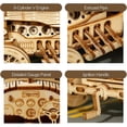 thumbnail image 3 of 3d Wooden Puzzle For Adults - Mechanical Car Model Kit - Brain Teaser Puzzle - Vehicle Assembly Kit, 3 of 4
