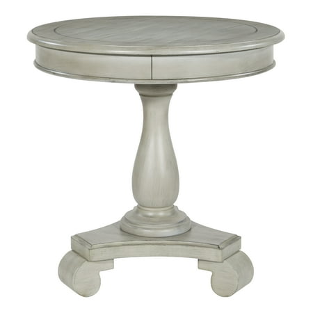 INSPIRED by Bassett - Avalon Accent Round Traditional Veneer Table