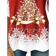 thumbnail image 4 of Gvmfive Women Christmas Tops Blouse Funny Graphic Long Sleeve Shirt, 4 of 4