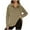 Brown, variant on Quinlirra Womens Sweatshirt Design Women's Casual Fashion V-neck Long Sleeved Pullover Solid Color Top