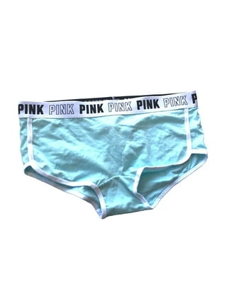 Victoria's Secret Pink Boyshort Boxer/Shortie Underwear/Panty Black Dog  Logo Size X-LargeNew