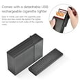 thumbnail image 3 of Boîte de Rangement pour Distributeur de Cigarettes Étui à Cigarettes Rabattable 20 Haute Capacité avec Détachable Rechargeable USB, 3 of 8