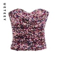 thumbnail image 2 of Conjunto de Bikini de cintura baja para mujer, traje de baño de realce, microbikini Sexy de color liso, novedad de verano, 2 of 5