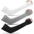 thumbnail image 1 of Mangas para Brazos, 3 Par Mangas de Brazo Seda de Hielo, Manga Protectora para Brazo, Mangas de Protección UV Protección, Mangas del Brazo Protección, para Andar en Bicicleta, Pescar, Golf Xianwei Shao 9024719124353, 1 of 5