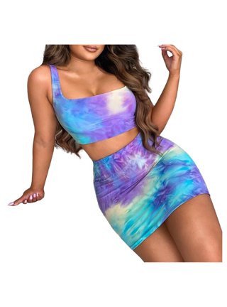 tie dye two piece