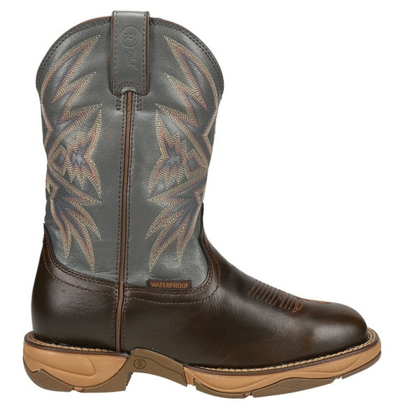Tony Lama Barlett Wide Square Toe Coffee - Boot Mens Work - Rr3358