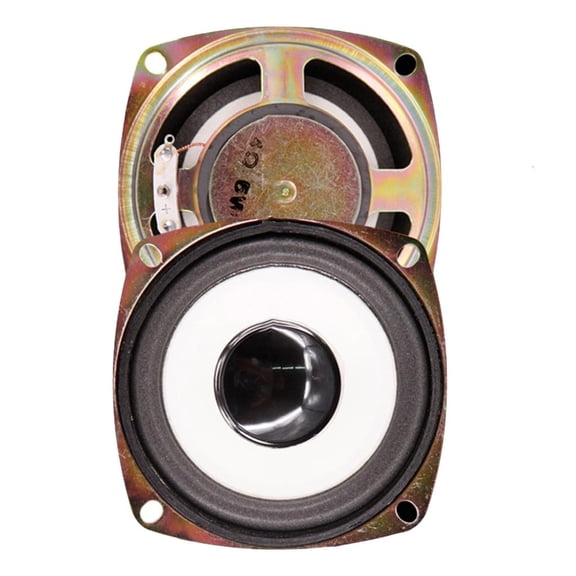 Jesscasday 3Inch Speakers White Cone with Blistered Edges Speaker 5W 4 Woofer Horn
