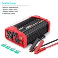 thumbnail image 4 of Inversor de corriente para coche NDDI POWER de 1000 W DC 12 V a AC 110 V con USB, 4 of 7