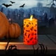 thumbnail image 5 of Decoraciones de Halloween, adornos de Halloween, regalos de Halloween, luz de vela electrónica LED, decoración de Halloween, luz electrónica, llama, adorno de vela, luz decorativa., 5 of 6