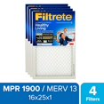 thumbnail image 1 of Filtrete 16x25x1, AC Furnace Air Filter, MPR 1900, Healthy Living Ultimate Allergen, 4-Pack, 1 of 5