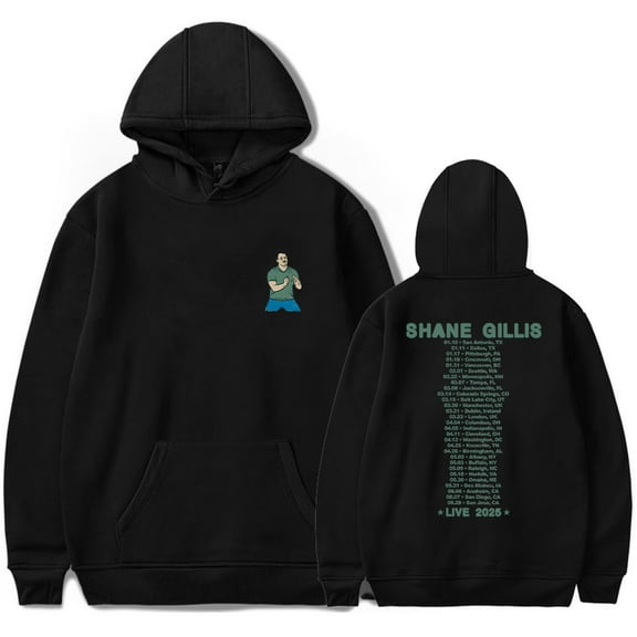 Shane Gillis 2025 Tour Hoodie Women Men Long Sleeve Sweatshirt Casual Streetwear Pullover Clothes