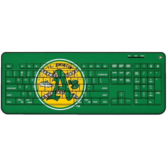 Athletics 1971-1981 Cooperstown Solid Design Wireless Keyboard