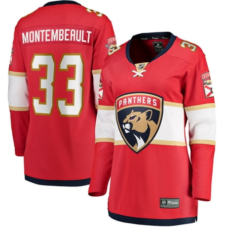Samuel Montembeault Florida Panthers Fanatics Branded Women's Home Breakaway Player Jersey -