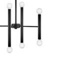 thumbnail image 6 of 83196BK Lark Millie - 16 Light Linear Chandelier In Modern and Mid-Century Modern Style-11.75 Inches Tall and 39 Inches Wide-Black Finish, 6 of 17