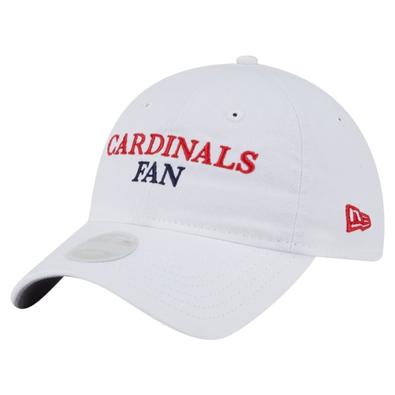 Women's New Era White St. Louis Cardinals Team Fan 9TWENTY Adjustable Hat