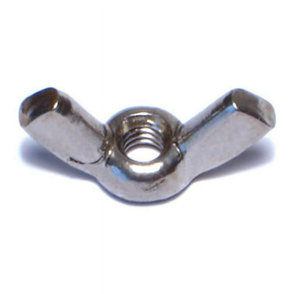 #8-32 x 29/32" 18-8 Stainless Steel Coarse Thread Cold Forged Wing Nuts