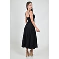 thumbnail image 3 of Vestido midi con espalda ajustable Roman Fashion /Juvenil, 5811 (Negro) negro CH, 3 of 5