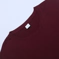 thumbnail image 6 of Gbsyewxs Mens Shirts Short Sleeve Crew Neck Solid Color Fashion Summer Shirts For Men Red, 6 of 7