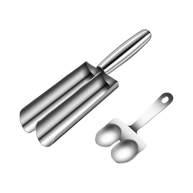 Precio sorpresa!Molde para albóndigas de acero inoxidable, cuchara para albóndigas, mango portátil manual, antiadherente, fácil de limpiar, herramienta para hacer albóndigas para masa de galletas