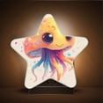 thumbnail image 3 of Star Shaped Energy Saving Night Light Living Room Night Light, Bedroom Night Light, Corridor Night Light, Study Night Light Adorable Yellow Jellyfish, 3 of 6