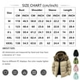 thumbnail image 3 of LTTVQM Men's Puffer Jacket Thickened Winter Coat Warm Stand Collar Color Block Zip Up Hooded Jacket Ski Puffer Coat Green M, 3 of 5