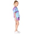 thumbnail image 4 of Arshiner Girls 2 Pieces Tie Dye Outfits Short Sleeve Pullover Crop Tops and Short Pants Sweatsuits Tracksuits, 4 of 8