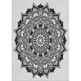 thumbnail image 1 of Ahgly Company Indoor Rectangle Patterned Platinum Gray Novelty Area Rugs, 7' x 9', 1 of 6
