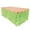 Green, variant on Flowered Raffia Table Skirt