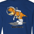 thumbnail image 4 of Inktastic Space Force Dinosaur Astronaut Long Sleeve Youth T-Shirt, 4 of 5