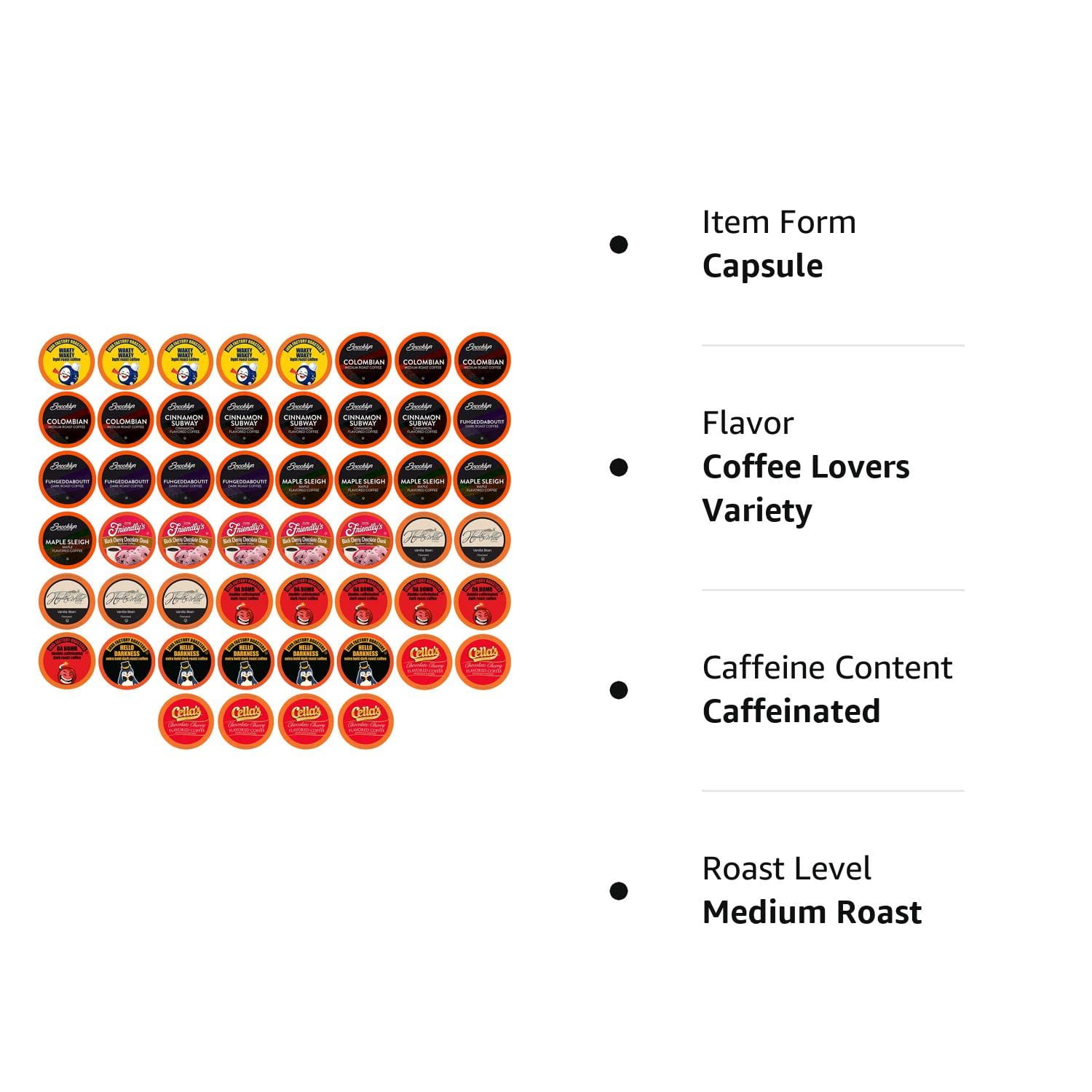 Two Rivers Coffee Lovers Coffee Pods Sampler for Keurig,Variety Pack, 52 Count