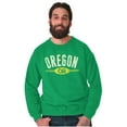 thumbnail image 5 of Oregon OR Distressed Student Sweatshirt for Men or Women Brisco Brands S, 5 of 6