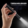 thumbnail image 3 of Mini Flashlight, Pocket Pen Light Aluminum Alloy Torch High Power Compact Flashlights LED Flashlight Outdoor Camping Torch Lamp Light 3 Levels For Tight Spaces,  Inspection, 3 of 8