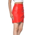 thumbnail image 4 of Ladies Stretchable Leather Designer Skirt, 4 of 6