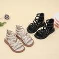 thumbnail image 1 of JDQJBZ Girls Sandals Summer Glitter Black Beach Thick Sole, 1 of 5