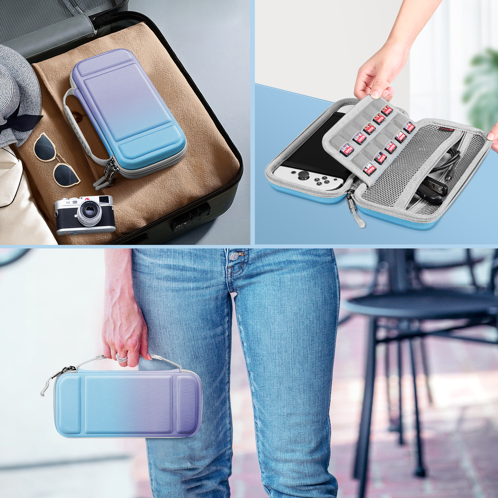 Fintie Nintendo Switch Carrying Case - Evening Ombre photo 5