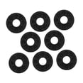 thumbnail image 2 of arctrm 8 Pieces Guitar Strap Blocks Guitar Protector Strap Blocks for Acoustic Bass black, 2 of 10