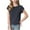 Gray, variant on Cap Sleeve Tops for Teen Girls Summer Cotton Crew Neck Loose Fit Shirt Kid Summer Short Sleeve Casual T-Shirts (Khaki )
