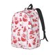 thumbnail image 1 of Disketp Valentine Gnomes print Canvas Backpack Lightweight Travel Daypack Student Rucksack Laptop Backpack-Small, 1 of 5
