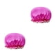 thumbnail image 1 of Sonducket Gorro de dormir para mujer, gorros para el pelo de ducha, funda para cabeza de niña a prueba de polvo, rosa roja Rosa roja 2Conjunto, 1 of 6
