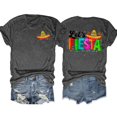 thumbnail image 4 of JAKANYQ T-Shirts pour Femmes, T-Shirts d'Été Décontractés à Lettres Imprimées, Col Rond, Manches Courtes, Confortables, 4 of 4