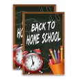thumbnail image 1 of Back to Home School (24" X 36") Vinyl Decal Only (Pack of 2) |Sign|Sticker|Poster, 1 of 4