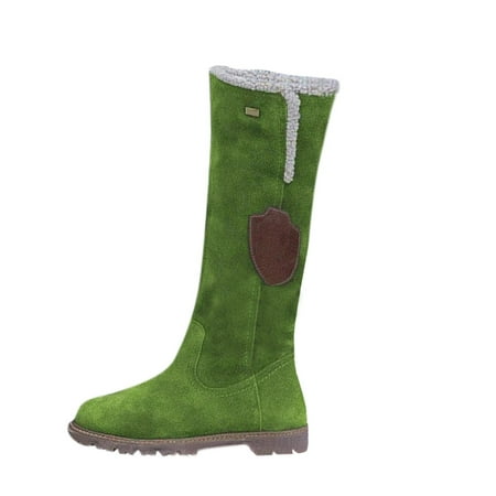 

ZMHEGW Womens Boots Fall Cotton Booties Snow Long Knee Hign Boots Shoes