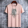 thumbnail image 5 of Newest Men‘s Cotton T-shirt Summer Design Breathable Short Sleeve Tee Man Solid Color Wear Vintage Streetwear O-Neck Tops Shirt, 5 of 7