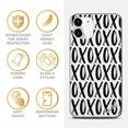 thumbnail image 4 of Case Yard iPhone-11 Case Clear Soft & Flexible TPU Ultra Low Profile Slim Fit Thin Shockproof Transparent Bumper Protective Cover Drop Protective Cell Phone Cases (XOXO), 4 of 8