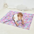 thumbnail image 2 of Pink Butterfly Pattern Blanket,Comfortable Soft Flannel Throw Blanket,All Season,Warm Lightweight Blankets for Sofa Bed Couch Living Room Chair,30"x40", 2 of 4